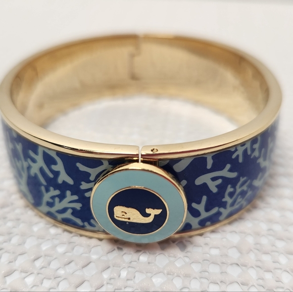 Vineyard Vines blue and gold bangle bracelet - Picture 2 of 6